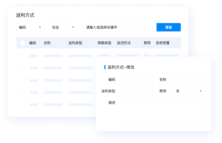 返利管理